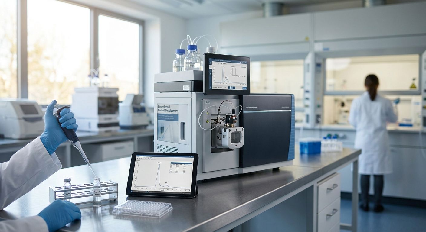 GLP-1 bioanalytical method research