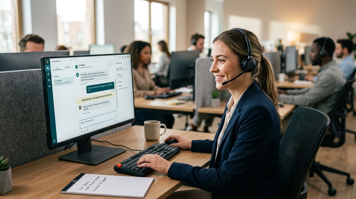 How to escalate an AI chat conversation to a live team member