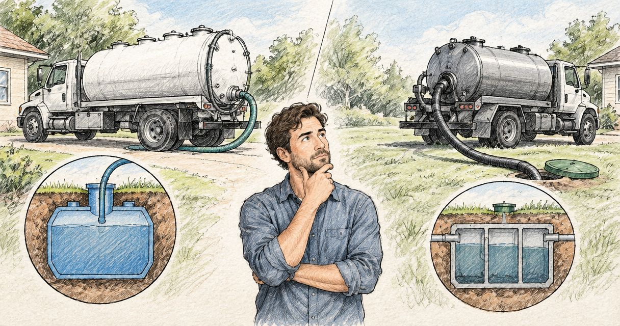 Is a holding tank rental better than a septic pump-out?