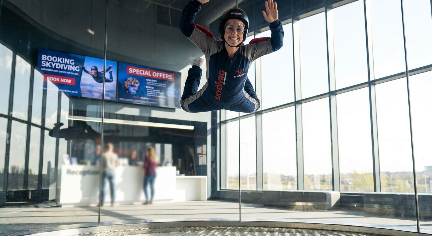 Paid media for indoor skydiving centres