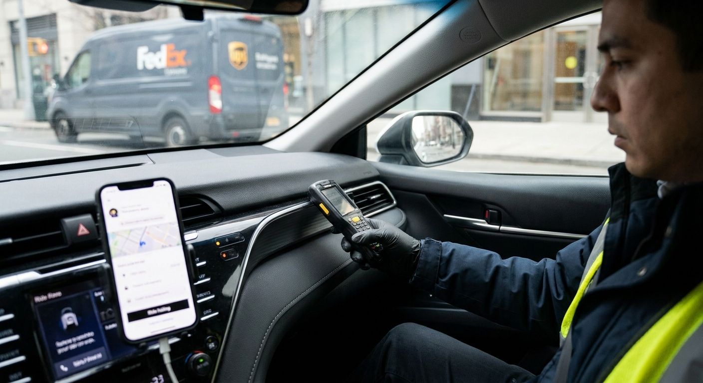 GPS tracker sweeps for rideshare and delivery drivers