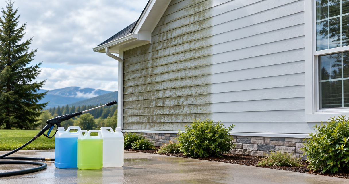 Best soft wash detergents for vinyl and wood siding compared