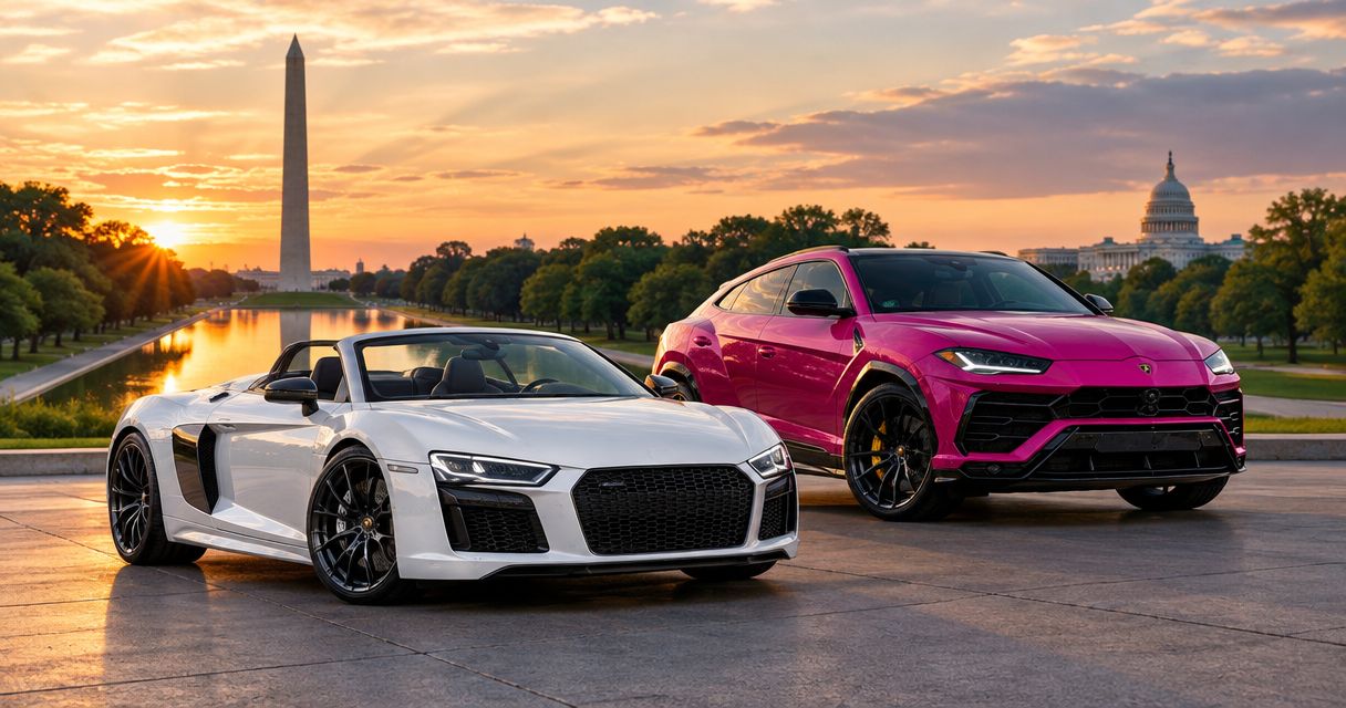 Best 7 exotic car rentals in Washington DC in 2026