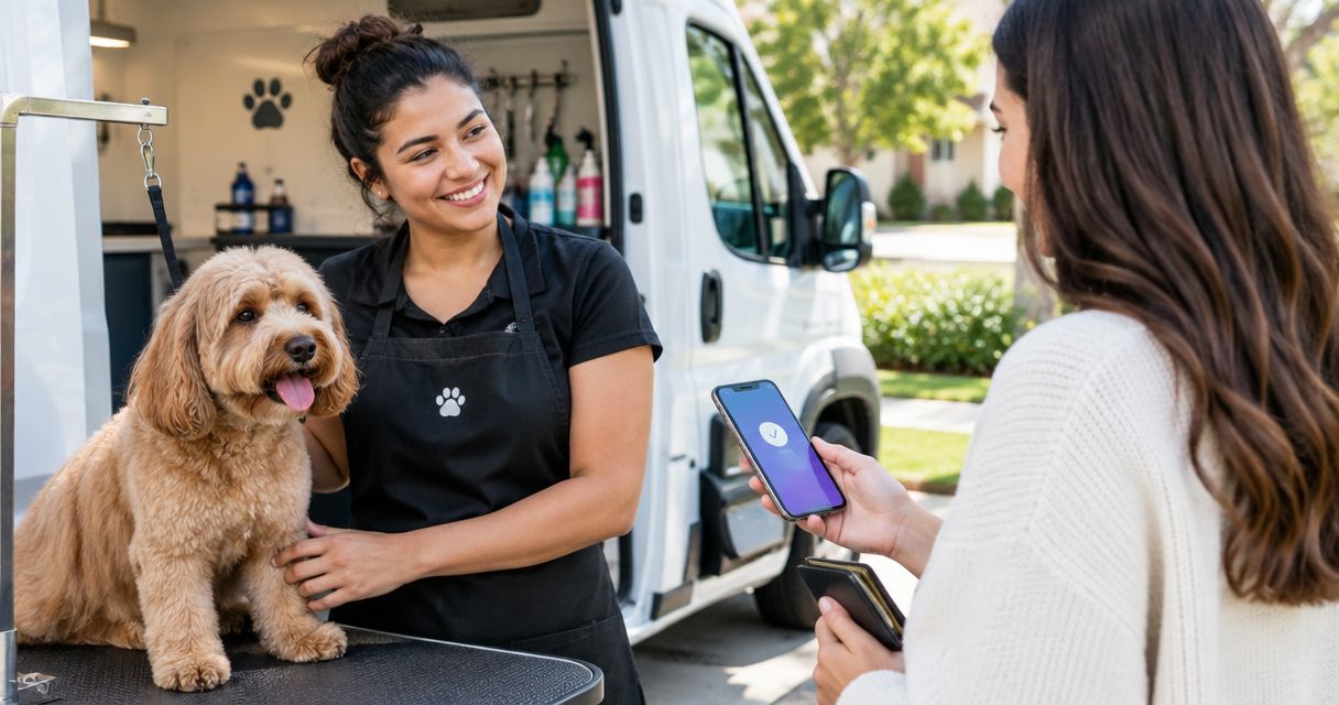 How to pay your mobile dog groomer: cash, card, Venmo or Zelle