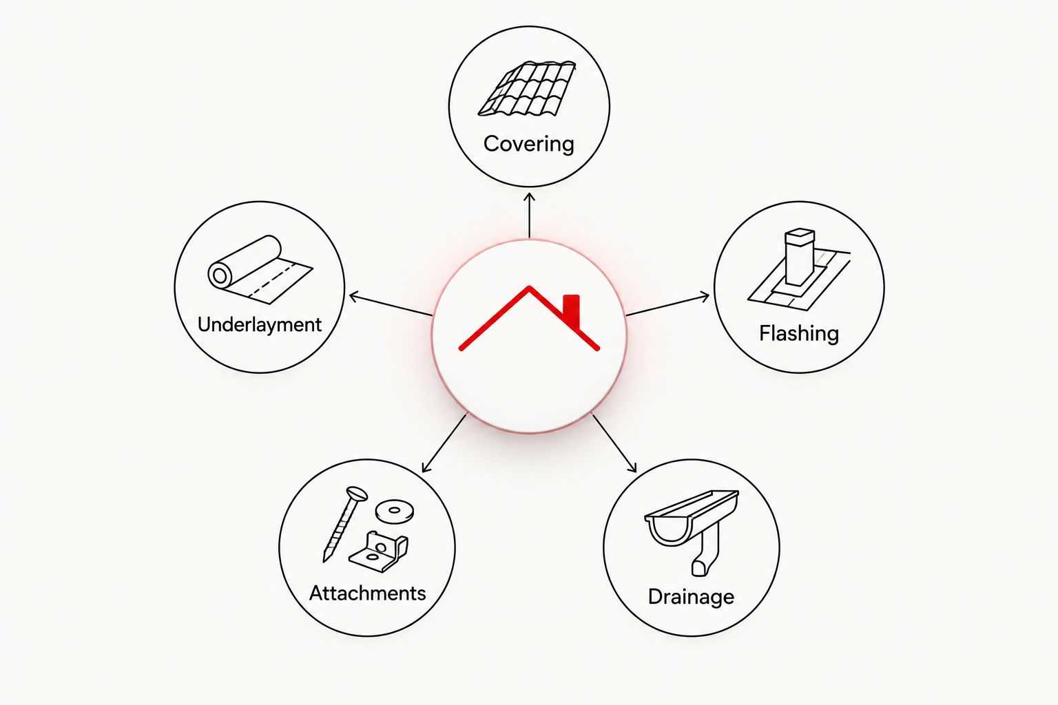 Five roof-system components to evaluate before selecting a replacement covering