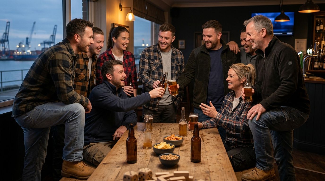 Team nights for Southampton port and logistics workers