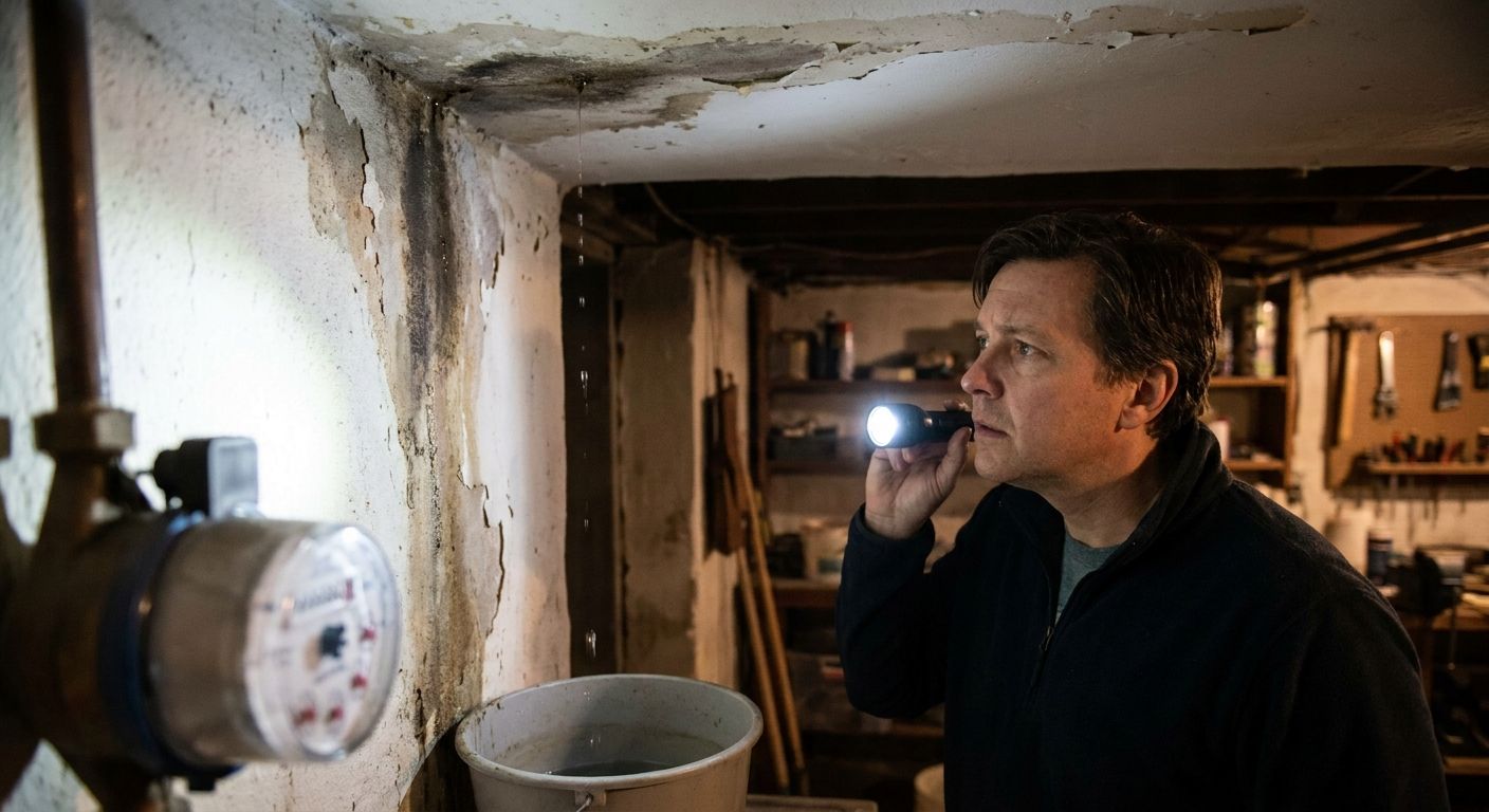 How to spot a burst pipe before it floods your home