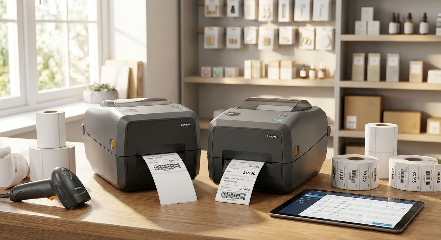 Label printers for retail pricing and inventory tags