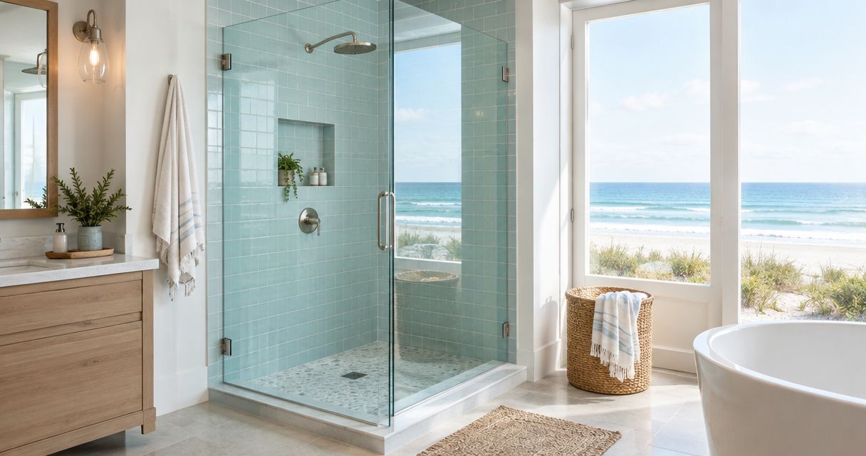 Best shower door options for beach house bathrooms in 2026