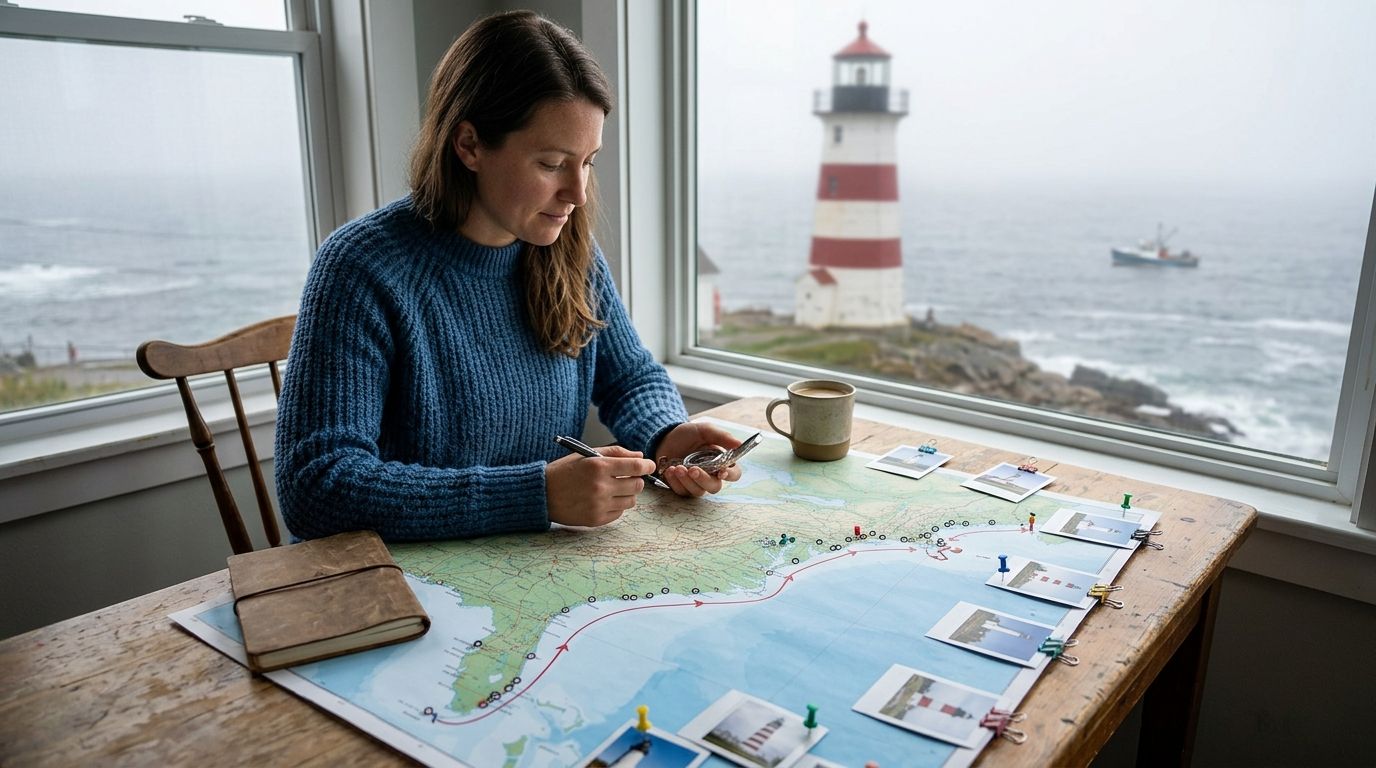 How long does it take to visit every lighthouse on the East Coast?