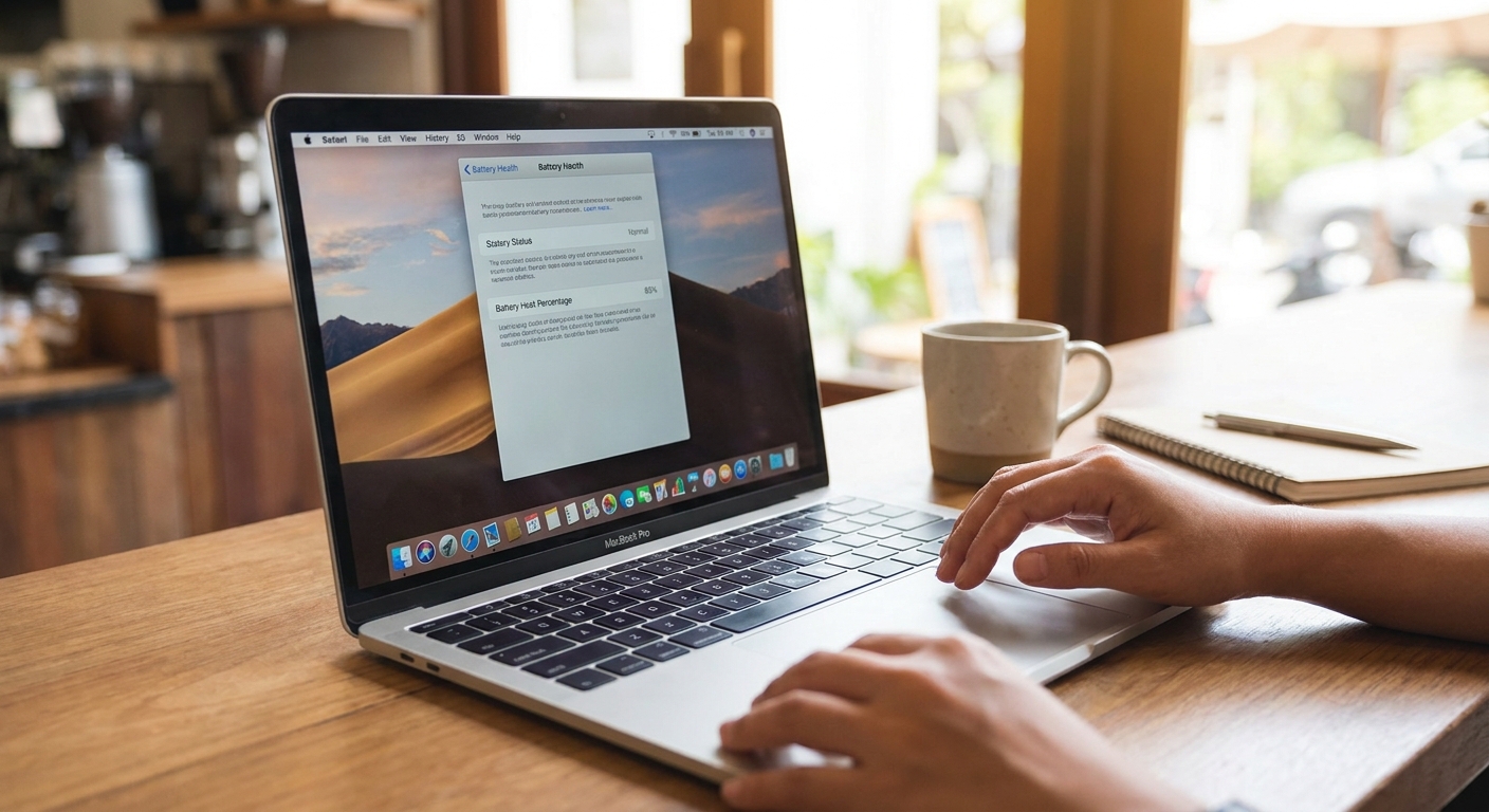 How to check battery health on a used MacBook