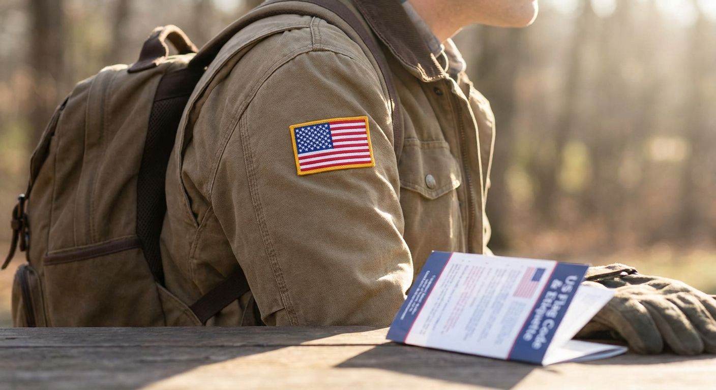 How to properly display the flag on apparel and gear