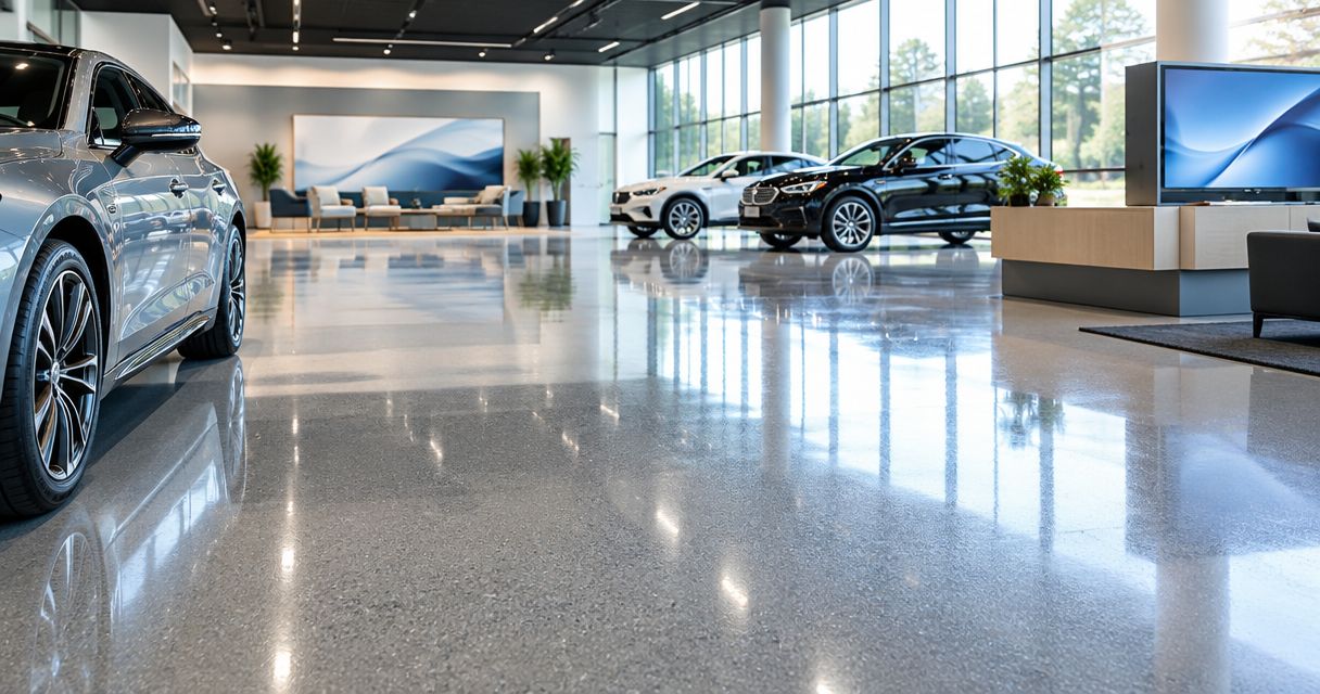 Best epoxy flooring finishes for showroom floors 2026