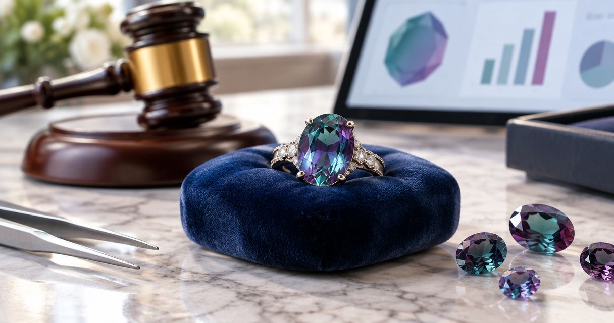 Best auctions for alexandrite jewelry