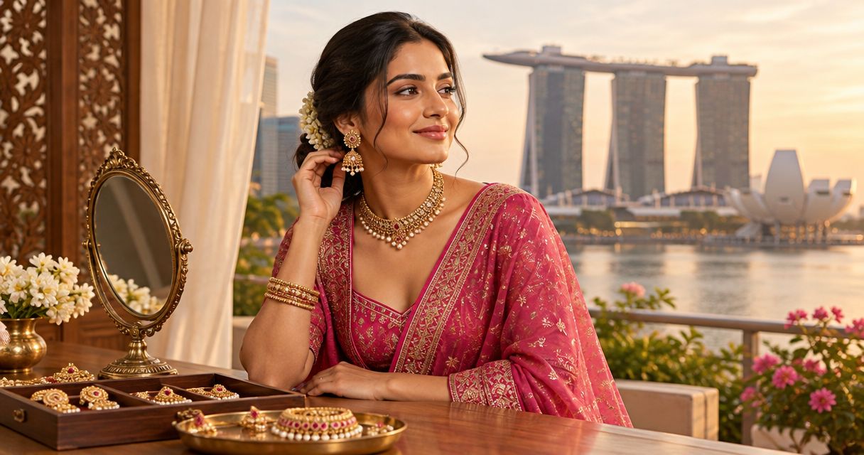 How to match Indian jewellery to your outfit in Singapore