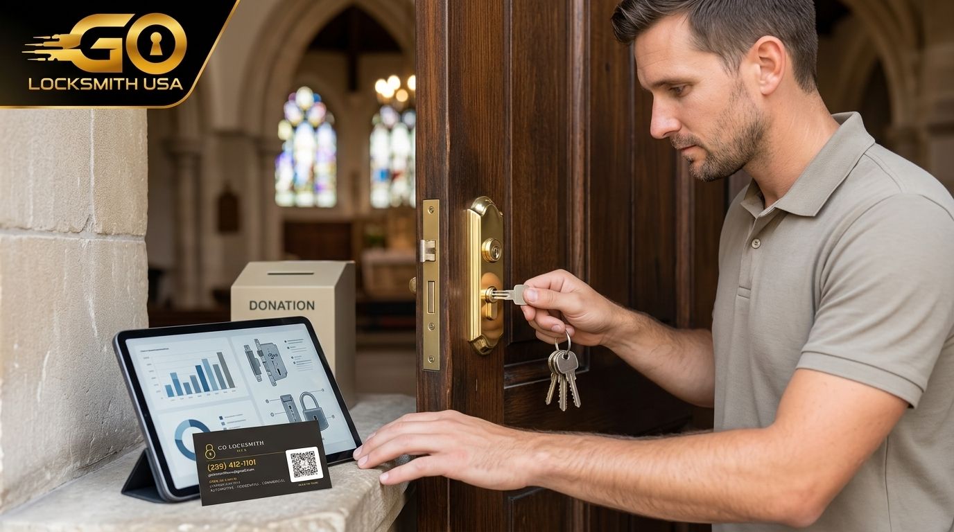 Commercial locksmith services for churches: complete 2026 guide