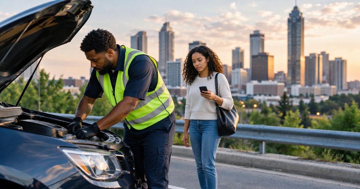 Best roadside assistance for rideshare drivers in Atlanta 2026