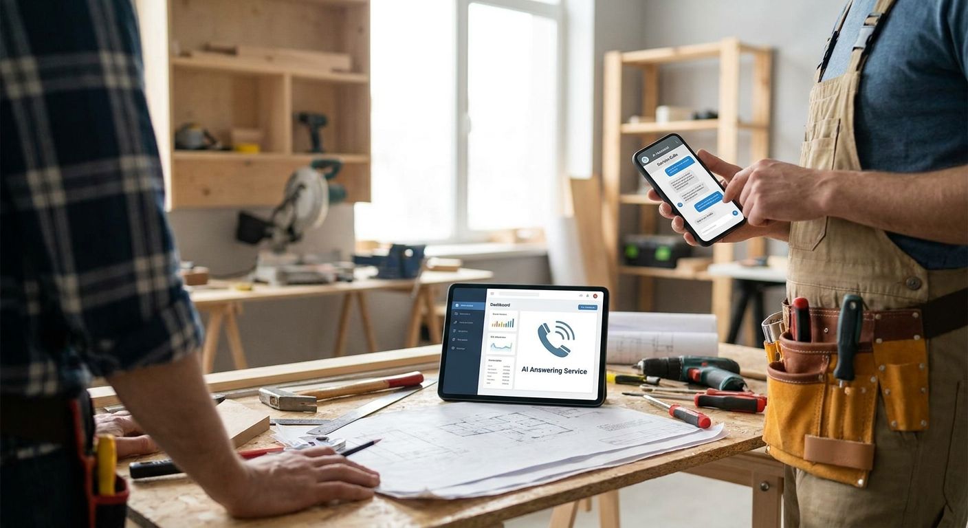 AI answering service for handyman businesses