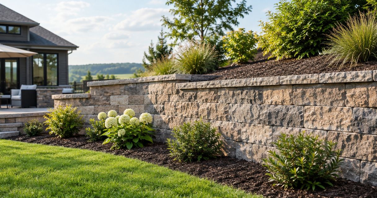 Best retaining wall materials for Iowa yards