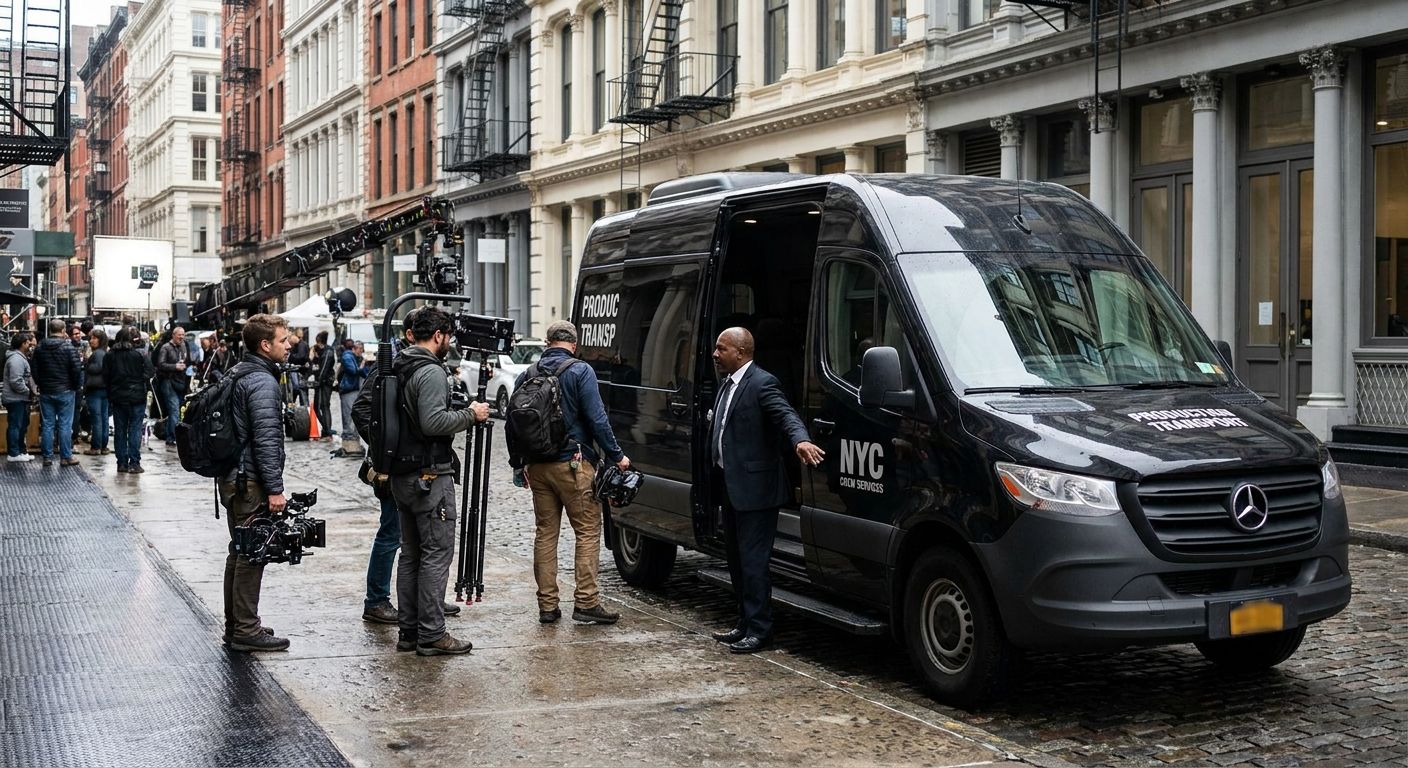 Car service for film and TV production crews in NYC