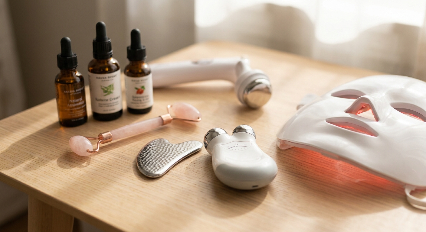 Skin tools for anti-ageing skincare routines