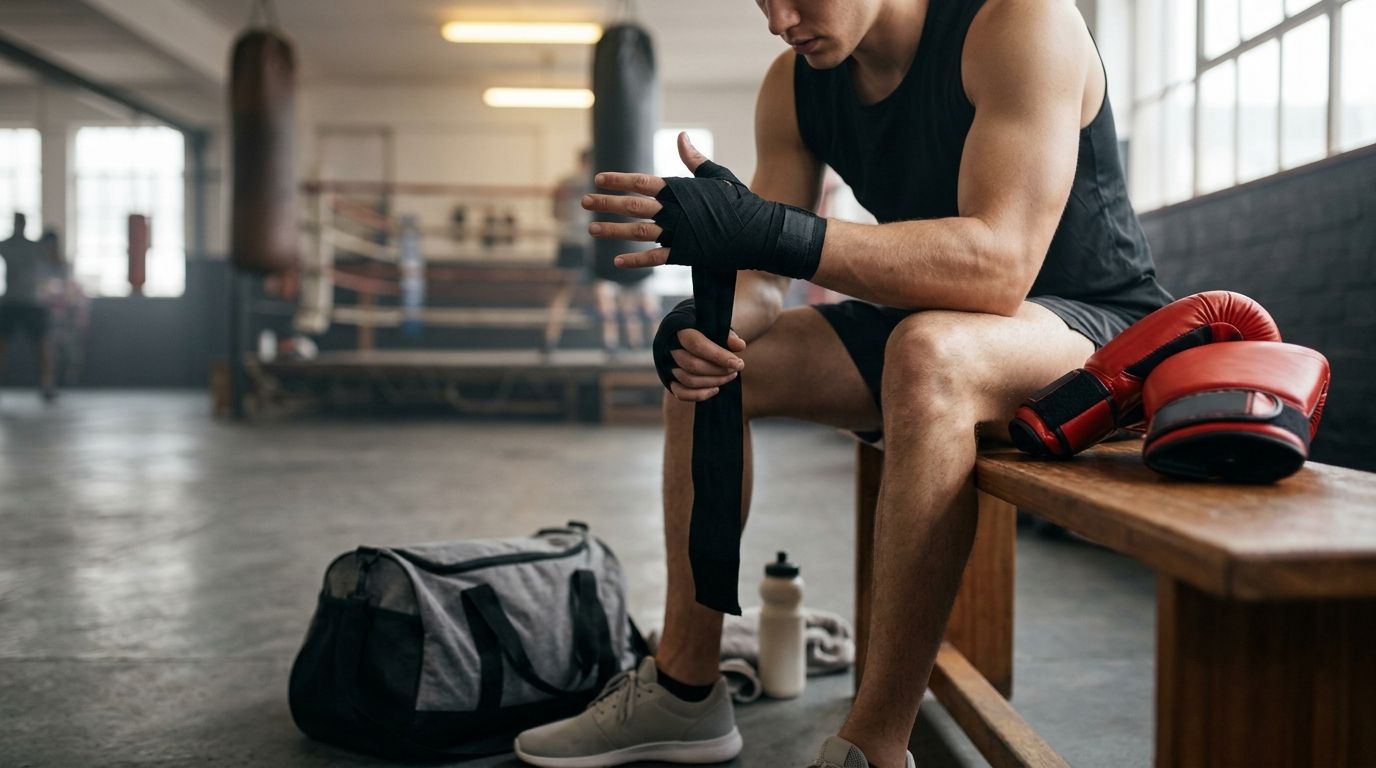 How do you prepare for your first boxing lesson?