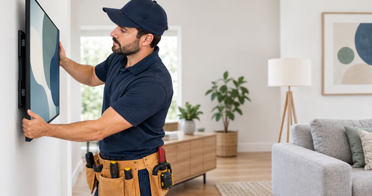 How long does TV wall mounting take?