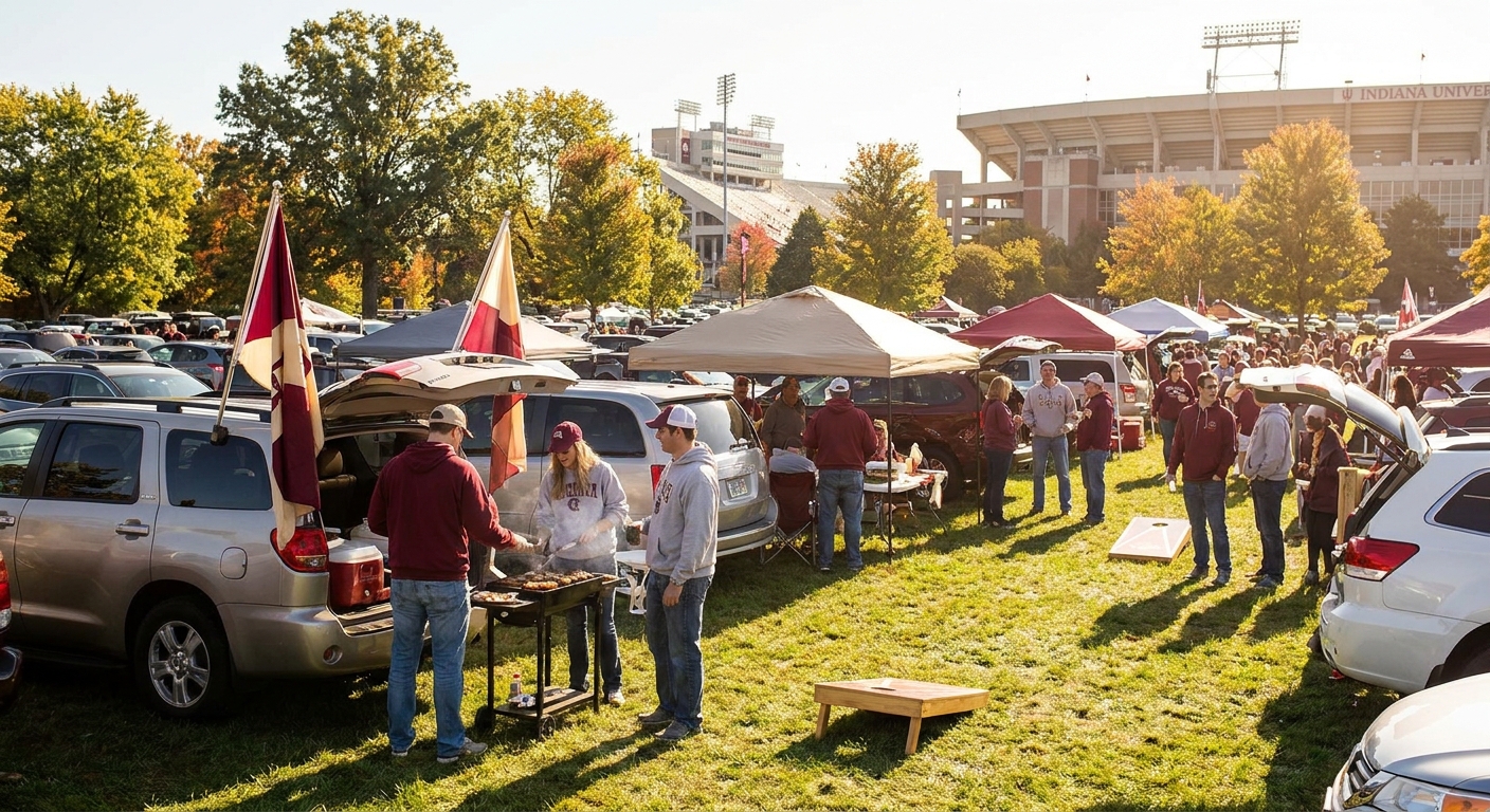 Best group parking deals for IU football tailgate crews