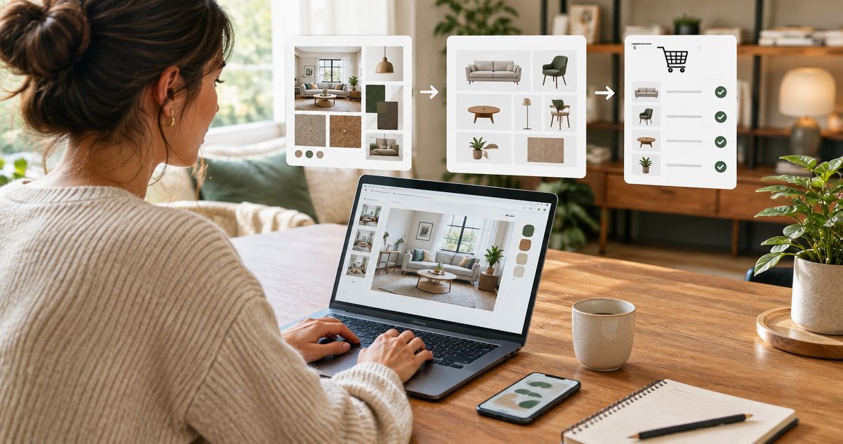 Houzz ideabook to shopping list: complete 2026 workflow