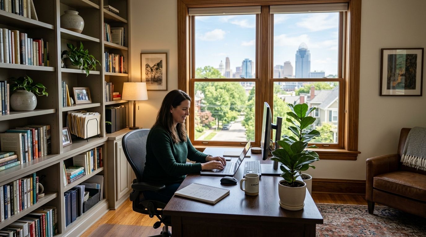Homes for sale in Cincinnati with a dedicated home office