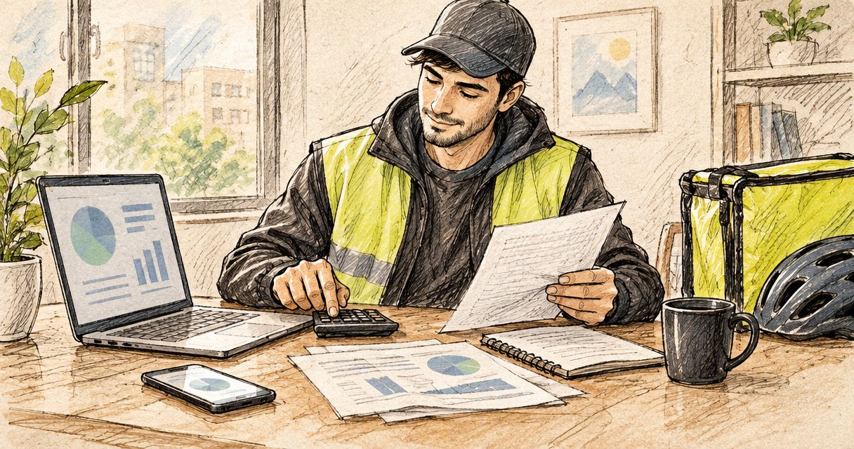 Self assessment accounting for delivery drivers: complete 2026 guide