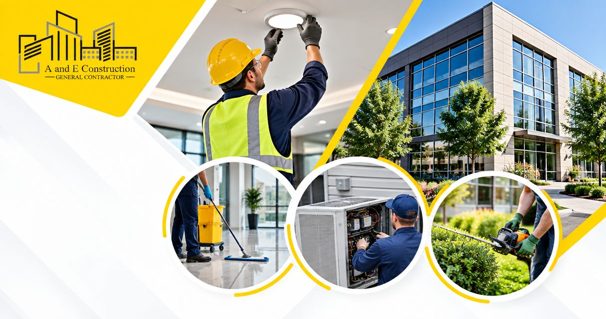 What should building maintenance services cover in Maryland?