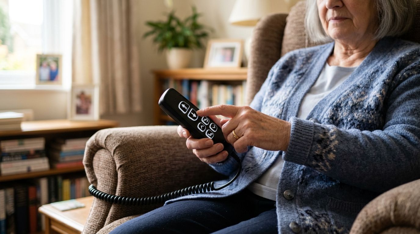 Lift chair remote control symbols explained