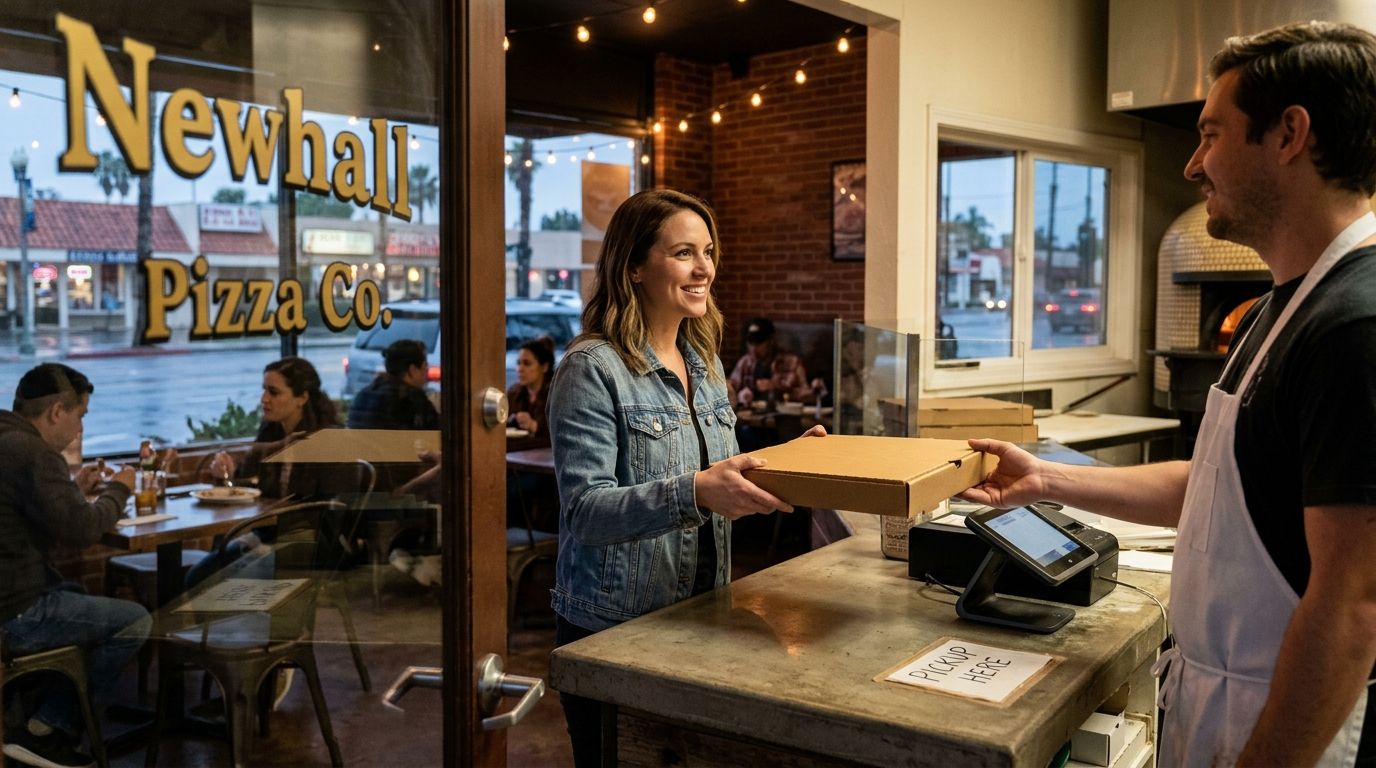 How to order online for pickup in Newhall