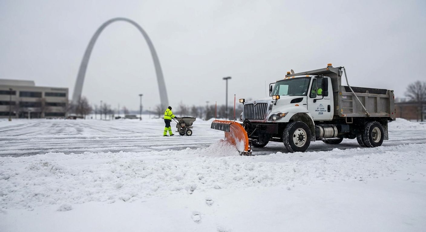 How much does commercial snow removal cost in St. Louis in 2026?
