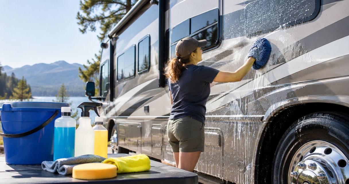 Best RV wash and wax products ranked for road grime