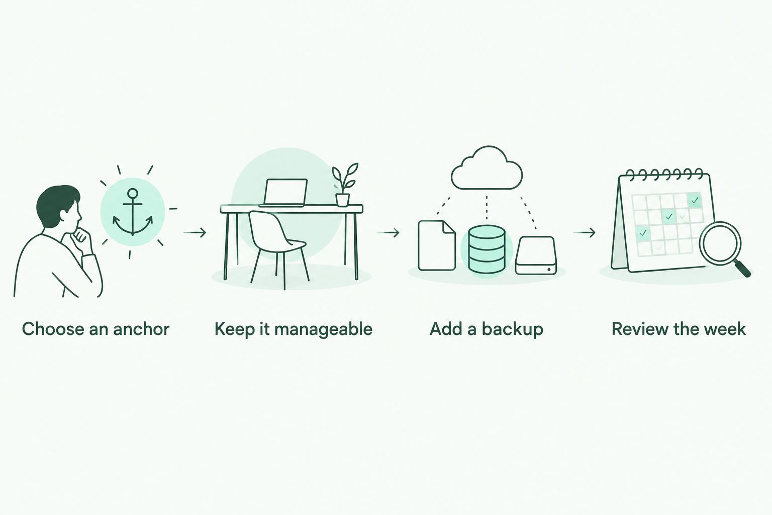 Four steps for making a healthy aging habit repeatable