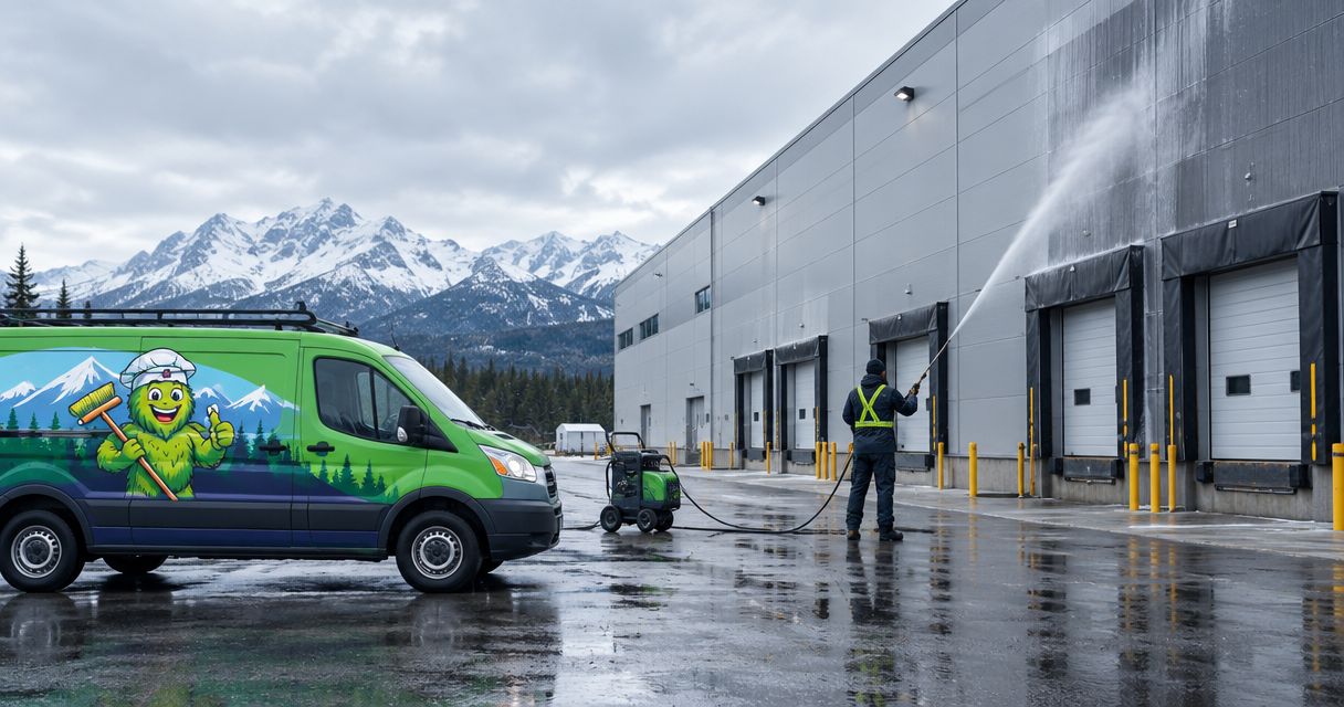 Exterior cleaning for Alaska warehouses and distribution centers