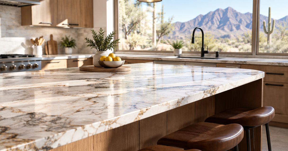 Best kitchen countertop materials for Arizona homes 2026
