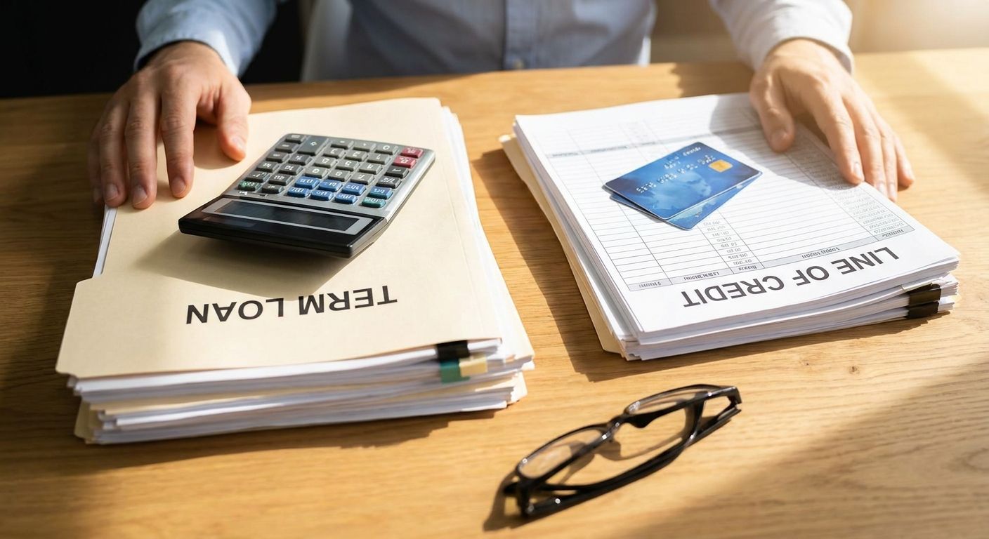 How to choose between a term loan and a business line of credit