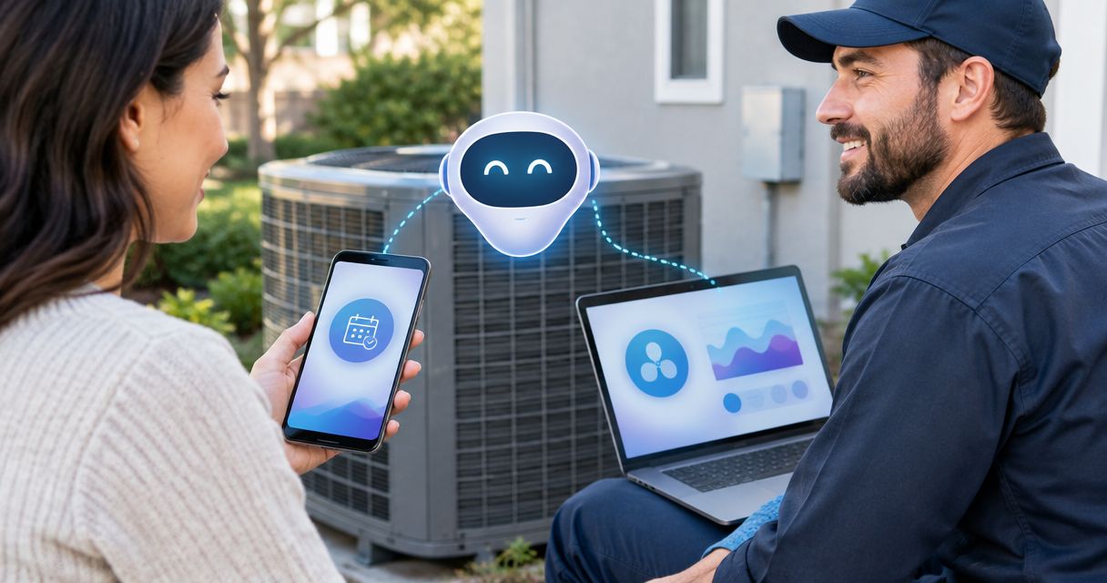 Can AI actually book HVAC service appointments unattended?
