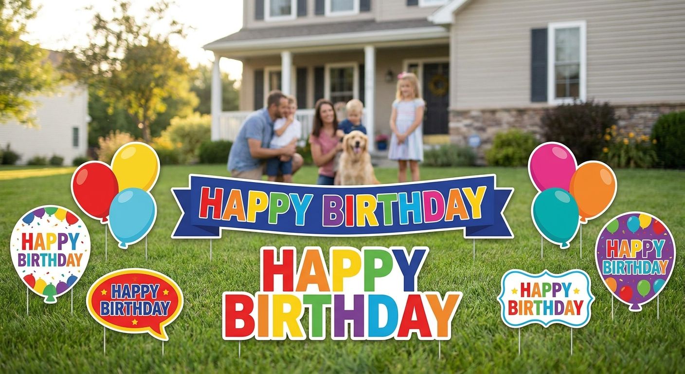 Best yard signs for birthday parties