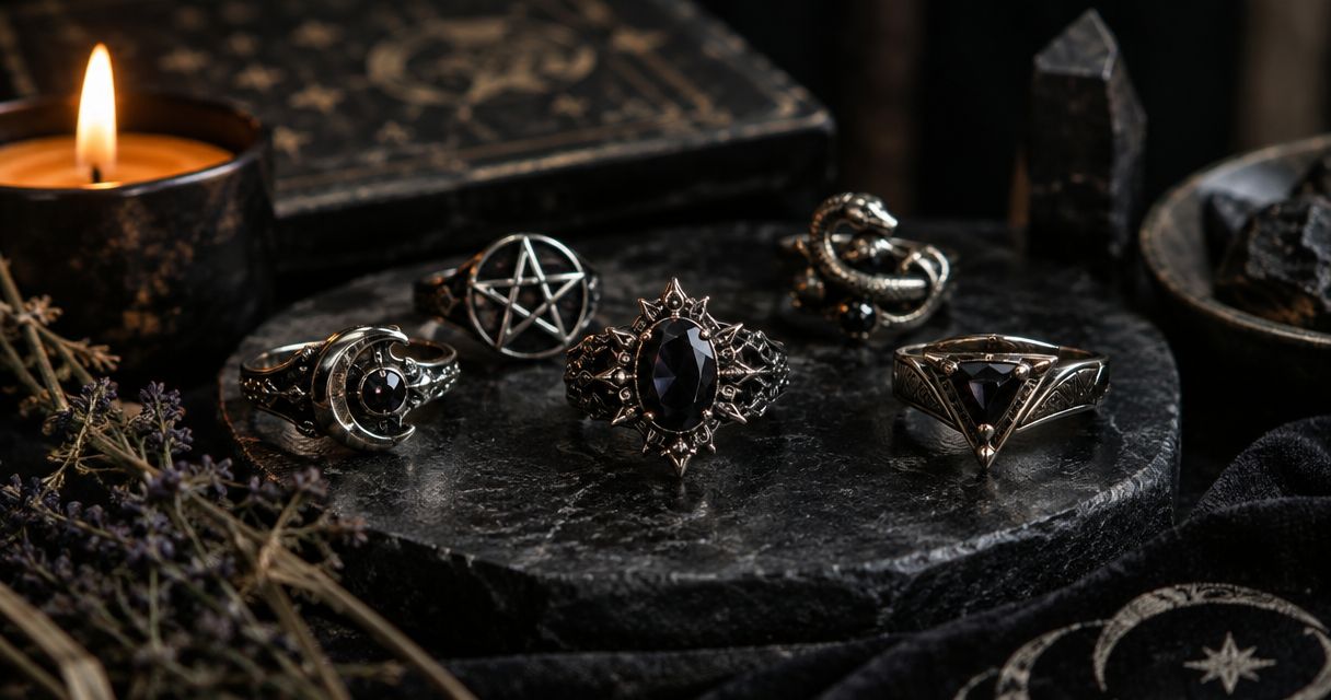 Best occult-inspired rings for dark fashion in 2026