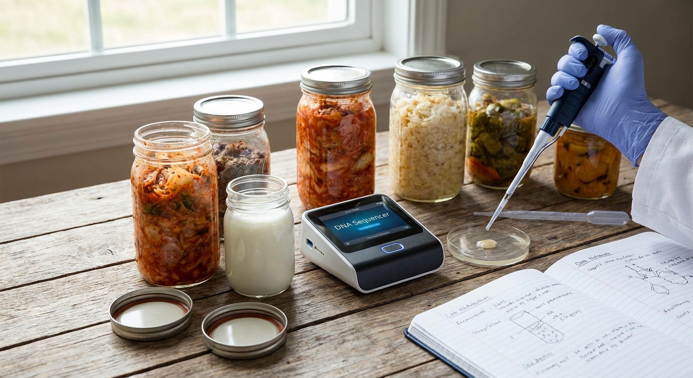 16S rRNA sequencing for fermented food research