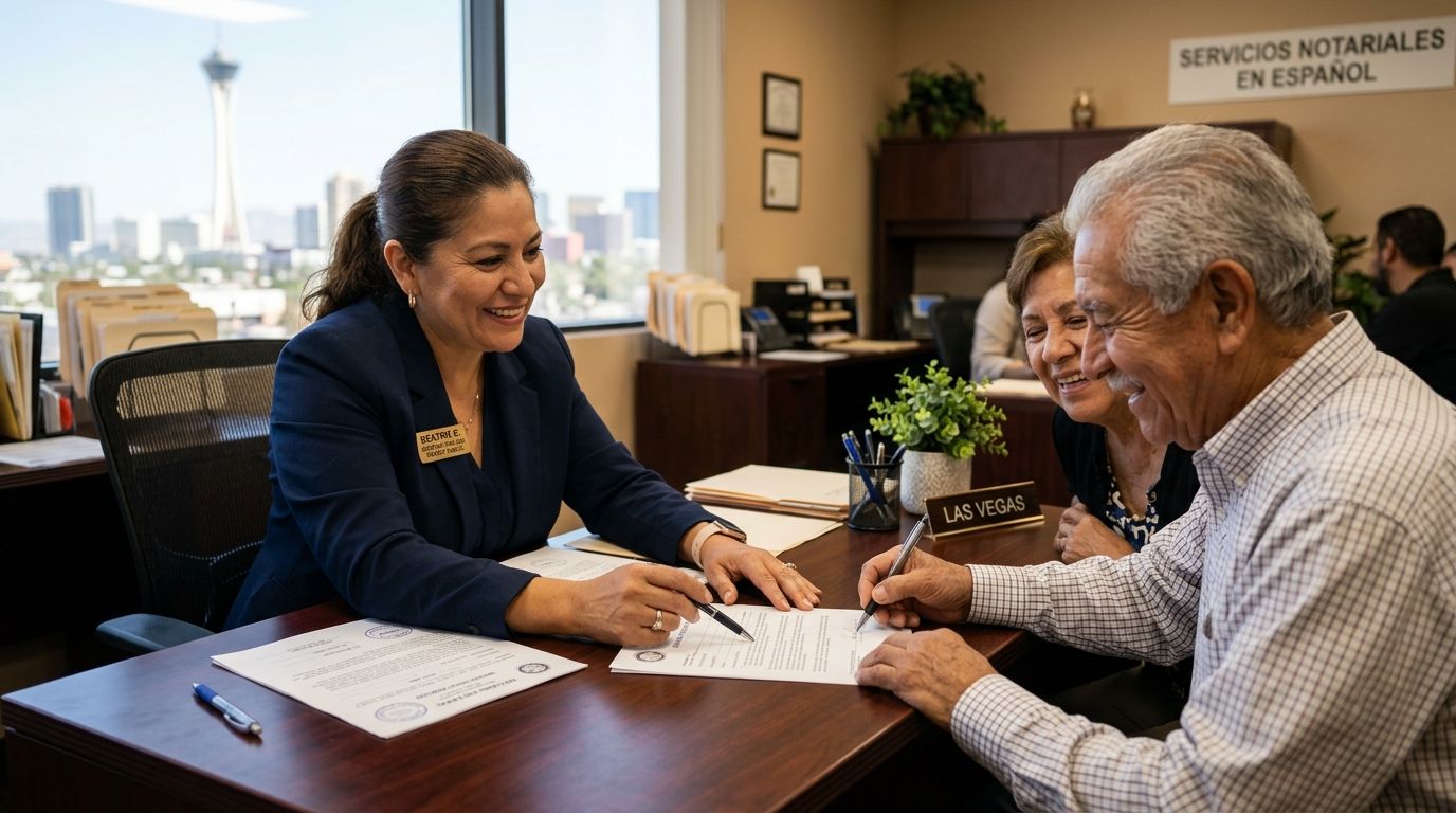 Best notary services in Las Vegas for Spanish speakers