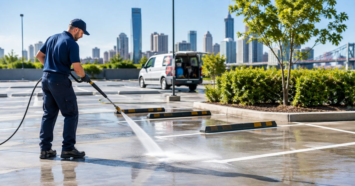 Best pressure washing companies for car parks in Brisbane 2026