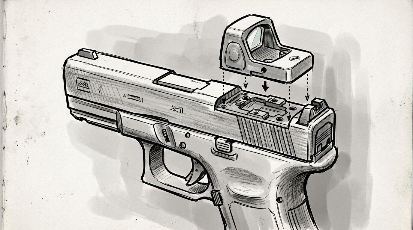 Osight on a Glock MOS: check the footprint and mounting plate