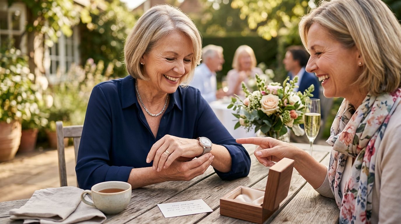 Custom watches for women's retirement gifts
