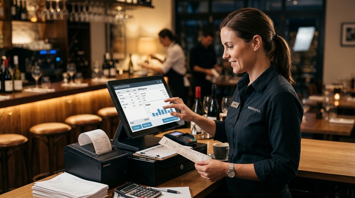 How to run end-of-day sales reports in WINTOUCH POS