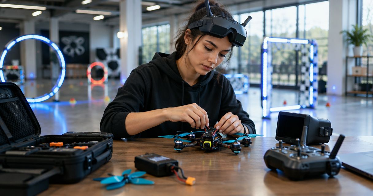 How to prepare for your first indoor FPV drone racing session
